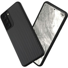 RhinoShield Case kompatibel mit [Samsung Galaxy S21+] | SolidSuit - Stoßdämpfende & schlanke Schutzhülle mit Premium Finish - 3.5 Meter Fallschutz - Karbonfaser Textur