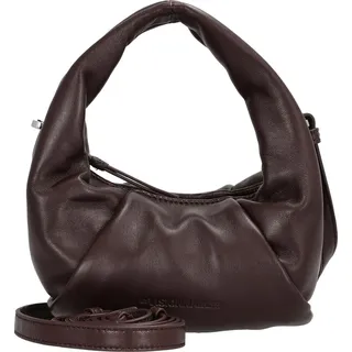 LES VISIONNAIRES Greta Mini Essential Handtasche Leder 23 cm lila