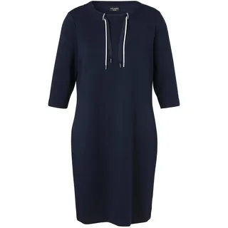 Jersey-Kleid 3/4-Arm Via Appia Due blau