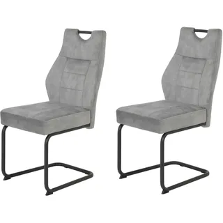 Hela »Linda S Schwingstuhl«, (Set), 2 St., Samtvelours, mit Taschenfederkern im Sitz, mit 140KG belastbar,