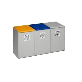 VAR Wertstoffsammler 40 l Grau