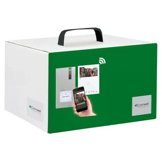 Comelit 8451V Einfamilienhauskit Quadra 1-4 WE Monitor Mini HF WiFi System