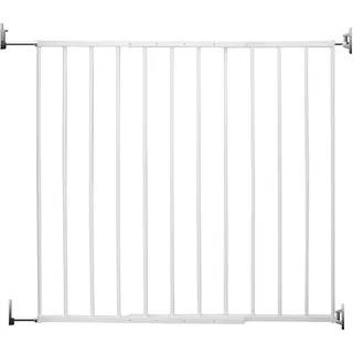 Reer Türgitter und Treppengitter Basic zum Schrauben, Metall, stabiler Halt, Durchgangsbreite 68-106cm