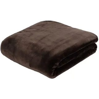 Gözze Premium Cashmere Feeling« mit premium Cashmere Feeling, Kuscheldecke, 500 g/m2, 180 x 220 cm - Schoko