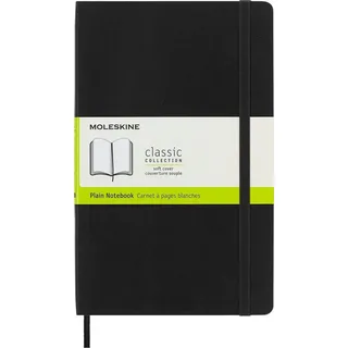 Moleskine Notizbuch A5 blanko Schwarz