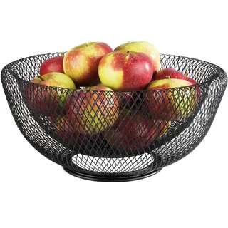 APS Brot- und Obstkorb „Wire“ schwarz