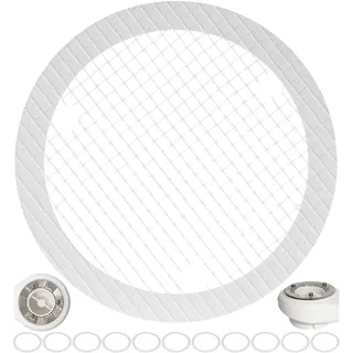 Abfluss Haarfänger zum Kleben, 12 Stück, kompatibel mit Viega Tempoplex Duschablauf Bj. 2006 - Heute, Einwegsieb Sticker, Haarsieb Dusche, Duschwanne Filter, Selbstklebender Haarfilter Abflusssieb