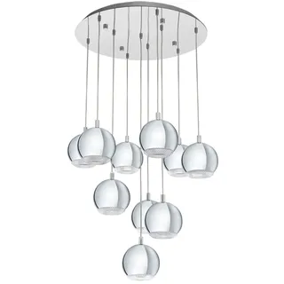 EGLO Conessa 10-flg. 58 cm kugelförmig silber