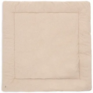 jollein Krabbeldecke für Baby - Boucle, Naturel - 100% Polyester - Laufgittereinlage - 100x100 cm - Spieldecke Baby