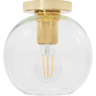 tooLight Deckenlampe App1175-1W Gold Glas Kugel E27 1-Punkt-Leuchte - Gold