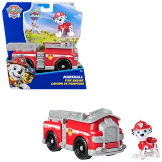 Spin Master PAW PATROL - Feuerwehrauto mit Marshall Spielfigur (Sustainable Basic Vehicle/Basis Fahrzeug)