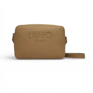 Liu Jo für Damen. AA6153 ES029 Umhängetasche mit braunem Logo (OSFA), Lässig, Polyester