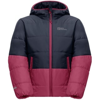 Jack Wolfskin Unisex Kinder Two Hills K Jacket, Dark Fuchsia, 176