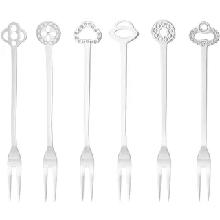 Sambonet Set 6 Minigabeln Platzhalter Party Oriental 52550C59