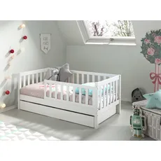 Bild Kinderbett »Junior«, mit Rolllattenrost, wahlweise mit Schublade, weiß