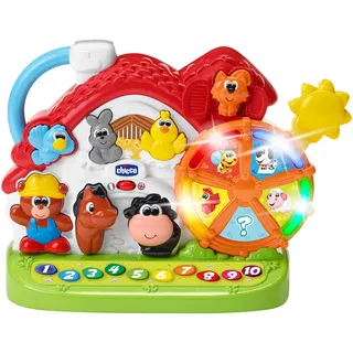 Lernspielzeug CHICCO "Sprechende Farm (D/GB)", bunt, Lernspielzeug, KinderB:33cm H:10cm L:23cm, Lernspielzeug, B:33cm H:10cm L:23cm