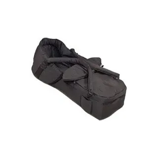 hauck 2in1 Soft Tragetasche & Fußsack für Buggy und Geschwisterwagen, für Babys ab Geburt bis 9 Monaten, Fixierbar mit 5-Punkt-Gurt, Robust & Pflegeleicht (Schwarz)