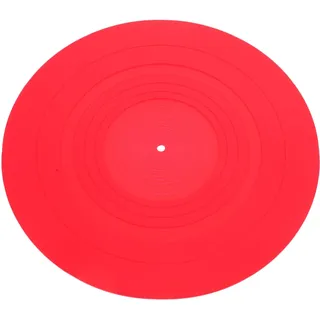 ifundom Antistatische Silikon Plattentellerauflage Für Vinyl Plattenspieler Slipmat Als Schutzmatte Für Schallplatten 11.61In / 29.50Cm 1 Stück