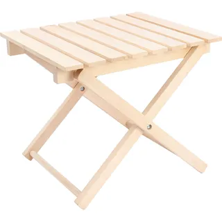 spec-wood - Beistelltisch Holz - DENDRO - Klapptisch klein - Stehtisch klappbar 50x42x42 cm Grilltisch Outdoor - mini Tisch - Gartentisch - Balkontisch