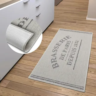 HANSE Home Küchenläufer »Brasserie de Paris« rechteckig 5 mm Höhe Läufer, Rutschfest, Küchenteppich, Küche, Teppich, Pflegeleicht, beige