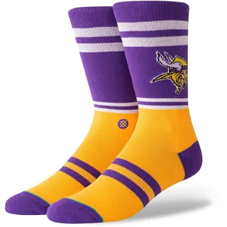 Stance Herren Vikings Logo Socken, Purple, M