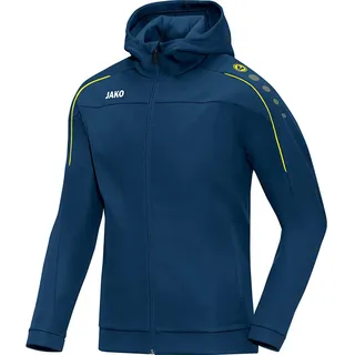 Jako Classico Kapuzenjacke Nightblue/Citro 36