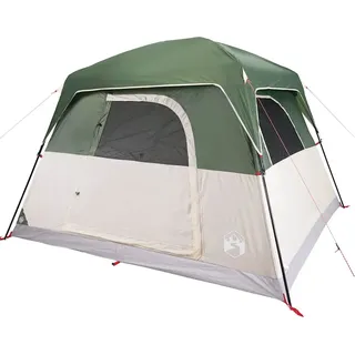 vidaXL Campingzelt 4 Personen Grün Wasserdicht - Grün