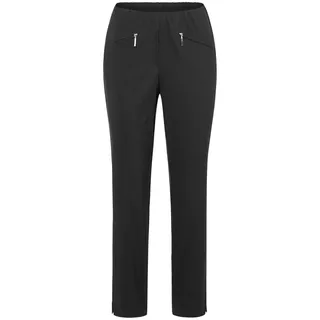 GOLDNER 7/8-Hose "Stretchhose LOUISA, dehnbar & mit Taschen" Ohne, schwarz