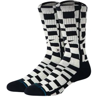 Stance Wave Check Crew Sneakersocken 1er Pack Schwarz 38-42