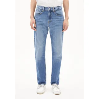DYLAANO STRAIGHT JEANS | Bio-Baumwoll-Mix Comfort Stretch - blau (36-32)