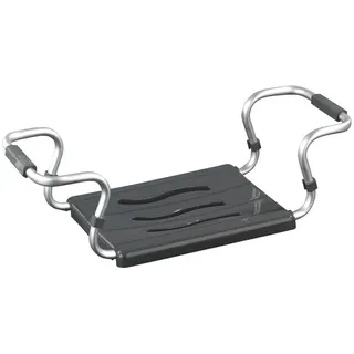 Wenko Badewannensitz Secura Silber ausziehbar 55-65 cm 120 kg Tragkraft
