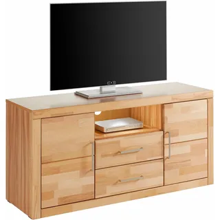 OTTO home Logo Lowboard 130 cm beige Holz massiv