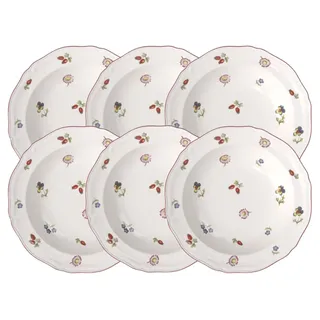 Villeroy & Boch Salatschalen Petite Fleur 6-tlg. weiß
