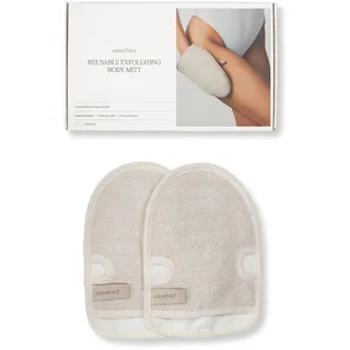 Waschies wiederverwendbarer Peelinghandschuh für Peeling – Reinigung des ganzen Körpers Set 2 St Unisex