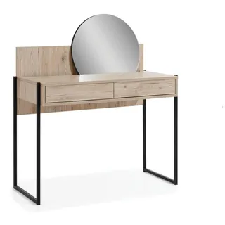 Schminktisch Beige Schlafzimmer Spiegel Möbel Design Elegantes Luxus Schön Neu - Beige