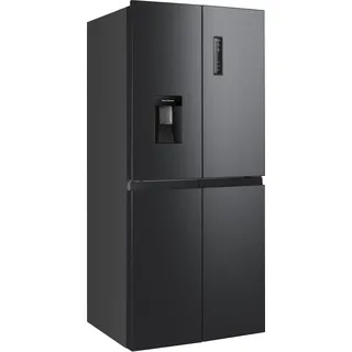 Hanseatic HCDB18080DWDBI Multi Door (419 l, 1800 mm hoch, Schwarz)