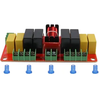 Enwye 250 W 5-Wege-Frequenzweiche, 2 Hoch-, 2 Mittel- und 1 Niederfrequenzteiler für HiFi-Heimkino-Lautsprecher, Modell 505