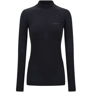 Falke Langarmshirt Warm Schwarz M