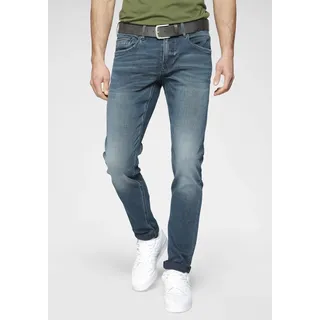 Slim-fit-Jeans PME LEGEND "Tailwheel PTR140", Herren, Gr. 38, Länge 34, blau (dunkelblau indigo), Denim/Jeans, Obermaterial: 79% Baumwolle, 20% Polyester, 1% Elasthan, slim fit lang, Jeans Slim-fit-Jeans