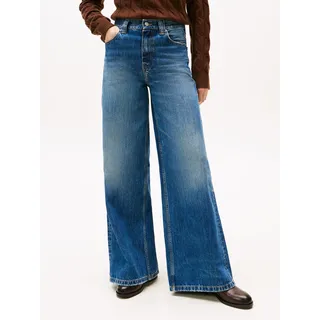 Tommy Hilfiger Damen, Jeans Hose Kris 70's Wide Leg, Blau kris, 30W/25L