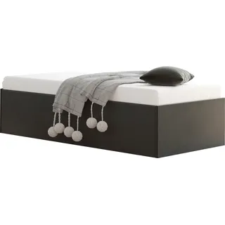 Westfalia Schlafkomfort Polsterbett »Amrum« in Samtvelours ohne Kopfteil, mit und ohne Bettkasten erhältlich, grau