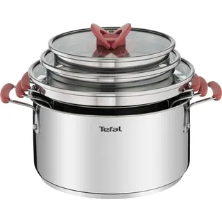 Tefal Optispace Topf-Set 3-tlg. 18 cm rund + 20 cm rund + 24 cm rund