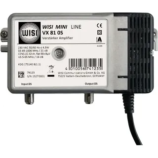 Wisi VX810S Hausanschlussverstärker, 21 dB, ortsgespeist 76746 VX 81 0S