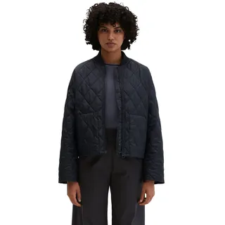 Steppjacke MARC O'POLO, Damen, Gr. 40, deep night blau, Web, Obermaterial: 100% Polyester, normal hüftlang, abgesteppte Kante, Jacken Steppjacke, Rautensteppung