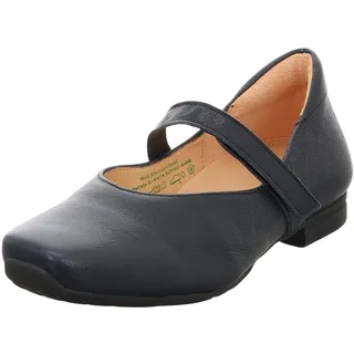THINK! Damen Gaudi chromfrei gegerbte nachhaltige Halbschuhe, Navy 8000