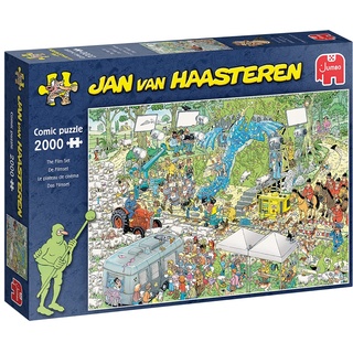 JUMBO Spiele Jumbo Jan van Haasteren Das Filmset 2000 Teile