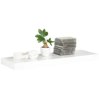 Xora Wandboard , Weiß , Metall, Kunststoff, Holzwerkstoff , 80x5x25 cm , Wohnzimmer, Regale, Wandboards