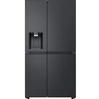 LG GSLE90EVAC Side by Side Kühlschrank, Klasse C, 628 L, Multi-Door Kühlschrank mit Gefrierfach, Eis-, Crushed Ice- Wasserspender UVnano, Total NoFrost, Smart Inverter Kompressor, Wi-Fi, Festwasser
