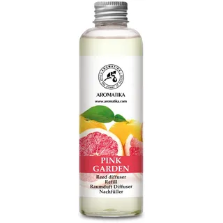 Raumduft Nachfüllflasche Rosa Garten 200ml - Raumbeduftungsmittel - Frischer und Langanhaltender Duft - Aroma Diffuser Refills - Lufterfrischer - Diffuser für Zuhause - Boutique - Aromatherapie