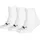 Plain Sneakersocken 3er Pack Weiß 39-42